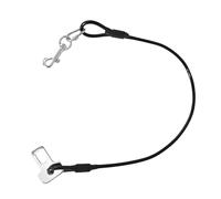Pcingsia Arnés de cinturón de seguridad para perro para coche, acero recubierto, sin masticar, cinturón de seguridad para perro, correa de cinturón de seguridad fuerte para cachorros con mosquetón