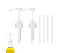 pclapora 2 Piezas Coffee Syrup Bomba Dosificadora, Dispensador de Jarabe de Café, Dispensador de Jarabe de Café para Botellas de Cabezal de la Bomba de Sirope, Ideal para Uso Doméstico o Comercial