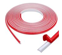 pclapora 5m Tiras Decorativas Flexibles Autoadhesivos, 9x12mm Se Puede Cortar Molduras Decorativas Pared, TPE Moldura Adhesiva Decorativapara Decoración de Pisos, Adecuado para Paredes y Suelos