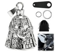 pclapora Campana Moto Guardian Bell de Aleación de Zinc Llavero Moto Coche