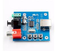 PCM2704 - Decodificador USB DAC a S/PDIF, tarjeta de sonido HiFi, módulo decodificador de tarjeta de sonido de 2 canales, salida analógica