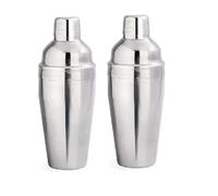 PCMOVILES Coctelera de Acero Inoxidable, 550 ml, Set de 2 Unidades