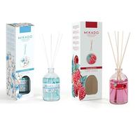 PCMOVILES Mikado Ambientador ALGODON Y FRAMBUESA 100 ml - Pack de 2 Unidades - Aroma Fresco y Natural - Difusor de Varillas para Casa, Oficina y Armario
