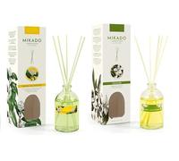 PCMOVILES Mikado Ambientador DAMA DE NOCHE Y AZAHAR 100 ml - Pack de 2 Unidades - Aroma Fresco y Natural - Difusor de Varillas para Casa, Oficina y Armario
