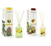 PCMOVILES Mikado Ambientador DAMA DE NOCHE Y CANELA VANILLE 100 ml - Pack de 2 Unidades - Aroma Fresco y Natural - Difusor de Varillas para Casa, Oficina y Armario