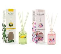 PCMOVILES Mikado Ambientador DAMA DE NOCHE Y EXQUISITE MIX 100 ml - Pack de 2 Unidades - Aroma Fresco y Natural - Difusor de Varillas para Casa, Oficina y Armario
