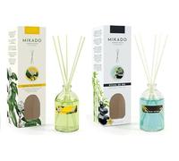 PCMOVILES Mikado Ambientador DAMA DE NOCHE Y RITUAL DE SPA 100 ml - Pack de 2 Unidades - Aroma Fresco y Natural - Difusor de Varillas para Casa, Oficina y Armario