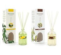 PCMOVILES Mikado Ambientador DAMA DE NOCHE Y VAINILLA 100 ml - Pack de 2 Unidades - Aroma Fresco y Natural - Difusor de Varillas para Casa, Oficina y Armario
