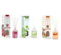 PCMOVILES Mikado Ambientador MANGO OREGANO Y FRAMBUESA 100 ml - Pack de 3 Unidades - Aroma Fresco y Natural - Difusor de Varillas para Casa, Oficina y Armario