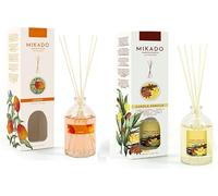 PCMOVILES Mikado Ambientador MANGO Y CANELA VANILLE 100 ml - Pack de 2 Unidades - Aroma Fresco y Natural - Difusor de Varillas para Casa, Oficina y Armario