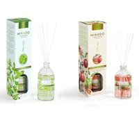 PCMOVILES Mikado Ambientador OREGANO Y MANZANA & CANELA 100 ml - Pack de 2 Unidades - Aroma Fresco y Natural - Difusor de Varillas para Casa, Oficina y Armario