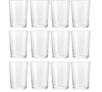 pcmoviles Pack de 12 Vasos para Sidra | Vaso Bodega de 500 ml | Cristal Resistente y Transparente | Ideal para Sidra, Vino y Bebidas Refrescantes 12 V