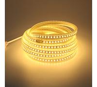 pcning Flexible Tira LED 6M con Enchufe Directa 220V Sin Transformador 3000K Blanco Calido, 6 Metros Tiras LED Luz IP67 Strip Light (Blanco Calido, 6)
