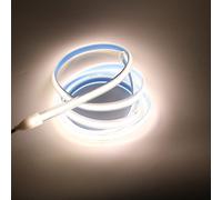 pcning Tira LED COB 3M 220V Sin Transformador IP67 Strip Light con Interruptor, 300CM 15 Watt/m Tiras LED Exterior Interior Impermeable Para Interior Exterior (Blanco, 3)