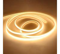 pcning Tiras LED COB AC 220 V Directo con Enchufe e Interruptor 3000K 3M Warm White Strip Lights Lamp for Outdoor Indoor Lighting (Blanco Calido, 3M)