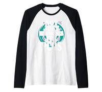 PCOS Awareness PCOS Warrior Invisible Enfermedad Apoyo Camiseta Manga Raglan