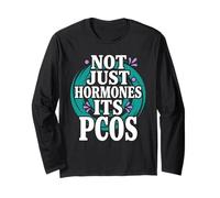 PCOS Awareness PCOS Warrior Invisible Enfermedad Apoyo Manga Larga