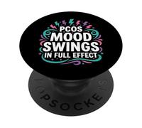 PCOS Awareness PCOS Warrior Invisible Enfermedad Apoyo PopSockets PopGrip Adhesivo