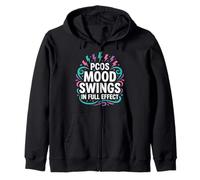 PCOS Awareness PCOS Warrior Invisible Enfermedad Apoyo Sudadera con Capucha