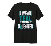 PCOS Awareness Shirt, PCOS Shirt I Wear Teal For My Daughter Camiseta Premium