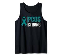 PCOS Camisa de concienciación PCOS Síndrome Ovario Poliquístico Fuerte Camiseta sin Mangas