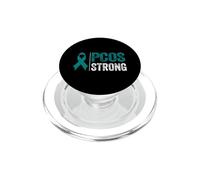 PCOS Camisa de concienciación PCOS Síndrome Ovario Poliquístico Fuerte PopSockets PopGrip para MagSafe