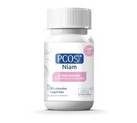 PCOS NIAM | D-Chiro Inositol para SOP | Regulación hormonal femenina | Ácido fólico, biotina y vitaminas B6, B12 y D3 | Suplemento Ovarios Poliquísticos | 30 cápsulas | 1 mes | 1 al día