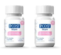 PCOS NIAM | D-Chiro Inositol para SOP | Regulación hormonal femenina (Paquete de 2)