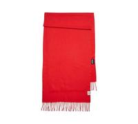 PCRASMIN LONG SCARF W. PATCH BC, rojo, Talla única