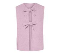 Pcsilly SL Rev Tie Vest Knit Noos BC, Roseate Spoonbill, M