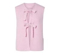 Pcsilly SL Rev Tie Vest Knit Noos BC, Roseate Spoonbill, S