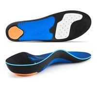 PCSsole Plantillas de soporte ortopédico para arco alto, inserto deportivo cómodo para pies planos, fascitis plantar, dolor en los pies, valgo del pie, sobrepronación para hombres y mujeres