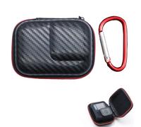 PCTC Mini funda de transporte rígida de poliuretano para Go Pro Hero 13, negra, bolsa de almacenamiento portátil de viaje para GoPro Hero 12/11/10/9/DJI Osmo Action, Campark, AKASO, YI cámara de