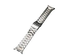 PctkeLsend Correa con hebilla de doble seguro y patrón mecánico de titanio compatible con Samsung Galaxy Watch 8(Silver,Watch 8 40mm 44mm)