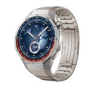 PctkeLsend Correa de reloj de metal de titanio sin huecos compatible con Huawei Watch GT 5 Pro.(Ti)