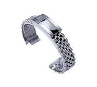 PctkeLsend Correa de reloj impermeable de acero inoxidable de 20mm de ancho con longitud ajustable adecuada for varios accesorios de reloj DIY(Five baht belt)
