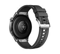 PctkeLsend Correa de repuesto de nailon y silicona suave y duradera de 22 mm compatible con Huawei Ultimate 2/GT6 Pro/GT5 de 46 mm(A-Black)