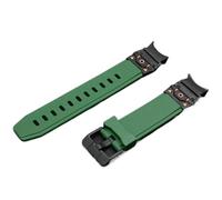 PctkeLsend Correa deportiva de silicona sin huecos compatible con Samsung Galaxy Watch 7/FE/5 Pro/6/4 Classic de 44 mm y 40 mm.(Black green,For Galaxy 6 40mm 44mm)