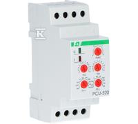 PCU-520UNI Relé temporizador 2-F 2xNO/NC 12-264V