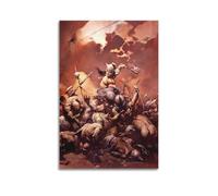 PCVBLGFD Póster decorativo de Conan The Destroyer para pared e impresión artística moderna para dormitorio familiar, 20 x 30 cm