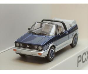 PCX870311 De Brekina Wolkswagen Golf Cabrio 1987-1993 Azul Plata Escala H0 1:87