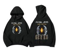 PCYFBEKL Sudadera con Capucha de la Gira Dark Matter de la Banda de Rock Pearl Jam Cuello Redondo para Hombre Informal de Manga Larga Unisex