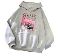 PCYFBEKL Sudadera con Capucha de Sabrina Carpenter Please Please Please Merchandising Musical Regalo de Moda de Gran tamaño Sudaderas Unisex de Manga Larga Estilo Harajuku
