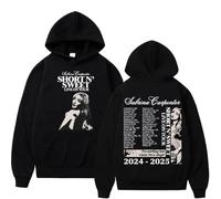 PCYFBEKL Sudadera con Capucha de Sabrina Carpenter Short N' Sweet Live on Tour para Hombre, Sudaderas con Capucha de Moda, Sudaderas con gráficos, Sudadera con Capucha Harajuku, Ropa deportiva-3XL
