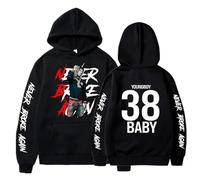 PCYFBEKL Sudadera con Capucha Never Broke Again para Hombre y Mujer Estilo YoungBoy con Estampado gráfico Estilo Harajuku Informal con Capucha
