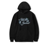 PCYFBEKL Sudadera con Capucha Sabrina Carpenter Short n' Sweet para Mujer y Hombre de Manga Larga a la Moda.
