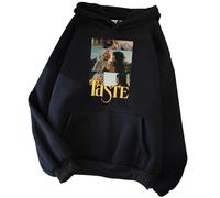 PCYFBEKL Sudadera con Capucha Sabrina Carpenter Taste Short N' Sweet Estilo Harajuku para Hombre Fans Holgada clásica Sencilla de Manga Larga.