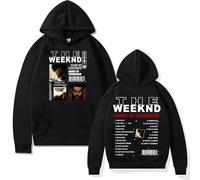 PCYFBEKL Sudadera con Capucha y Estampado de The Weeknd álbum de He Weeknd Hurry Up Tomorrow Sudadera de Hip Hop Rock otoño/Invierno Ropa de Calle Unisex.