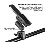 (PD-01 (para IPAD)) Base de montaje con abrazadera para manillar FANAUE, soporte para teléfono móvil,