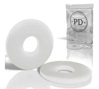 PD® Arandelas de plástico grandes M8 (DIN 9021 / ISO 7093) | Arandelas de cuerpo de nylon PA | Arandelas de plástico con gran diámetro exterior | 25 piezas